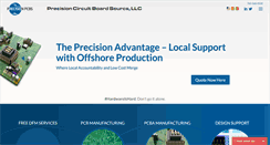 Desktop Screenshot of precisionpcbs.com